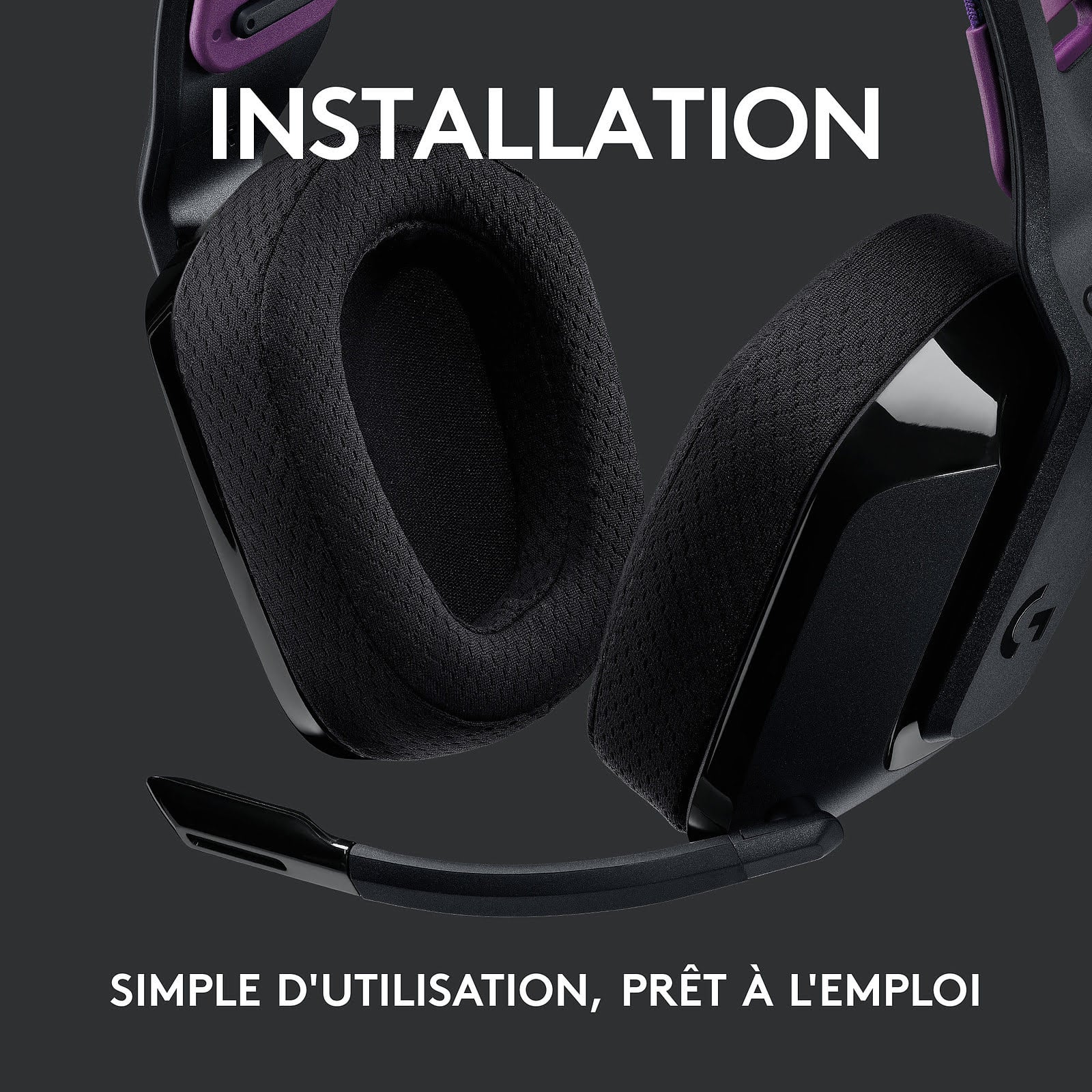 Logitech G535 Lightspeed 7.1 Surround Noir - Micro-casque - 2