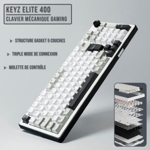 The G-LAB Keyz Elite 400 WG - Clavier PC The G-LAB - Cybertek.fr - 6