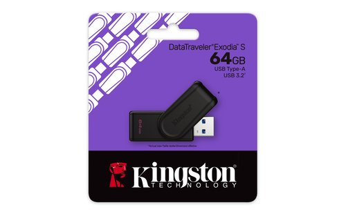 Kingston 64GB DT EXODIA S PORTABLE - Clé USB Kingston - 2