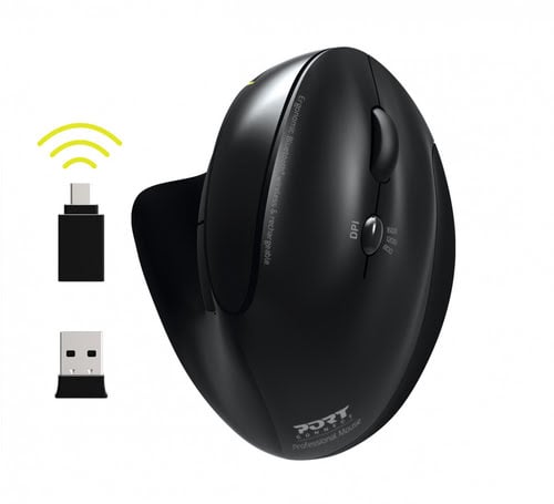 Port Ergonomic Rechargeable - Souris PC Port - Cybertek.fr - 0