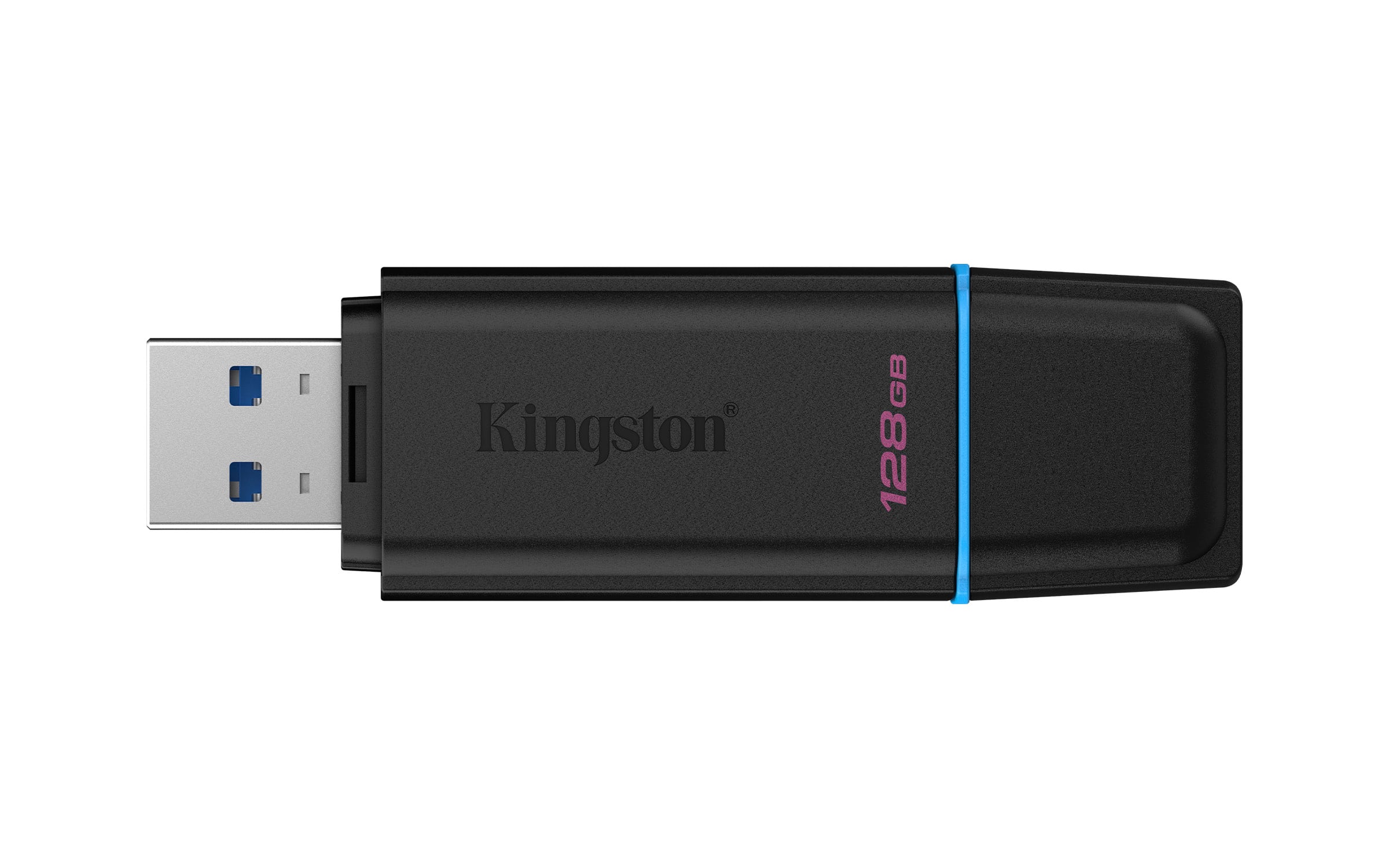 Kingston - USB 3.2 Gen1 128GB Black/Blue - Clé USB Kingston - 3