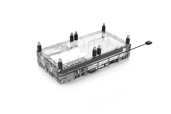 Alphacool Core Flat Reservoir 240 - Pompe incluse (1024003) - Achat / Vente Accessoires watercooling sur Cybertek.fr - 2