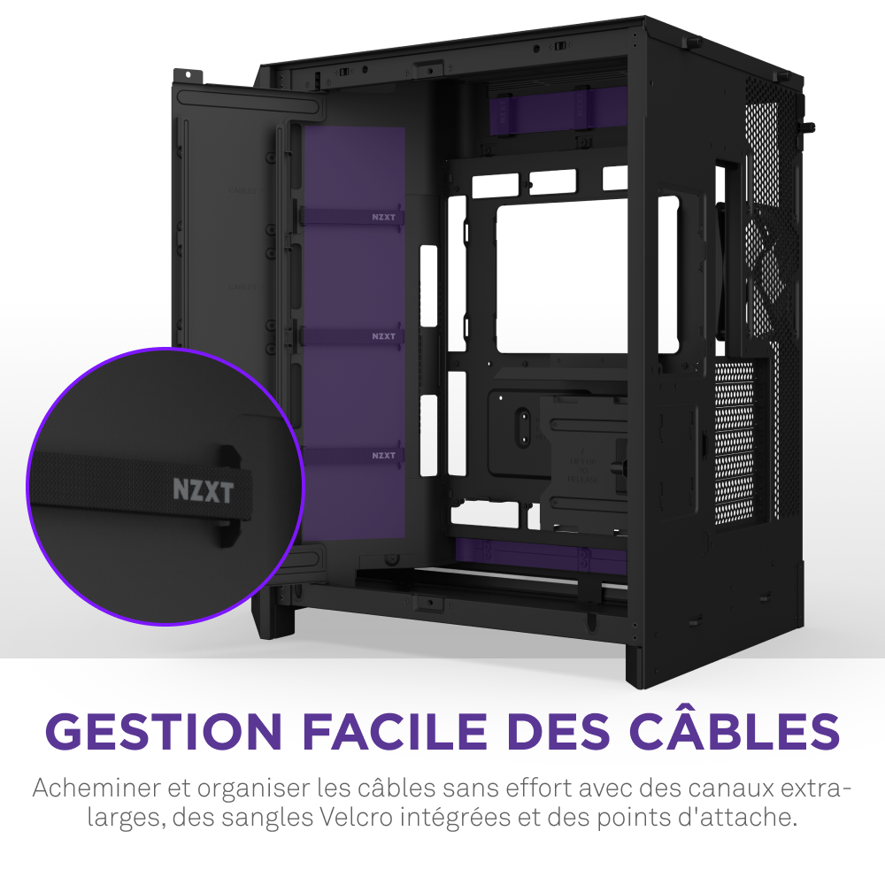 NZXT H9 Flow RGB+ Noir Noir - Boîtier PC NZXT - Cybertek.fr - 11