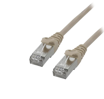 Câble RJ45 Cat.6 F/UTP (FTP) - 1m - Bleu - Connectique réseau - 0