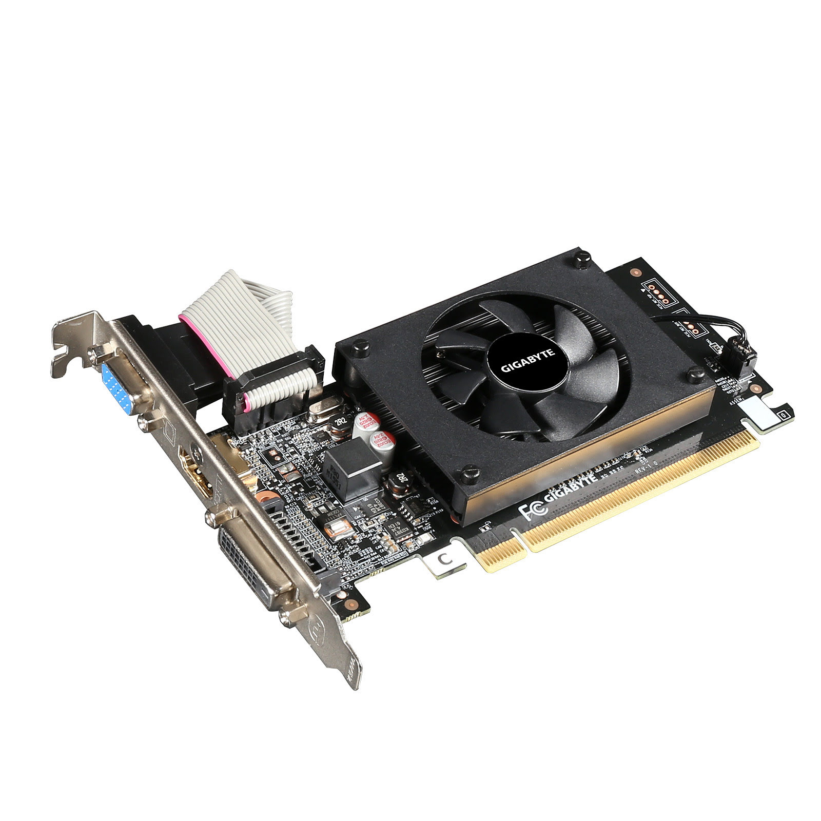 Gigabyte GT 710 GV-N710D3-2GL  - Carte graphique Gigabyte - 3