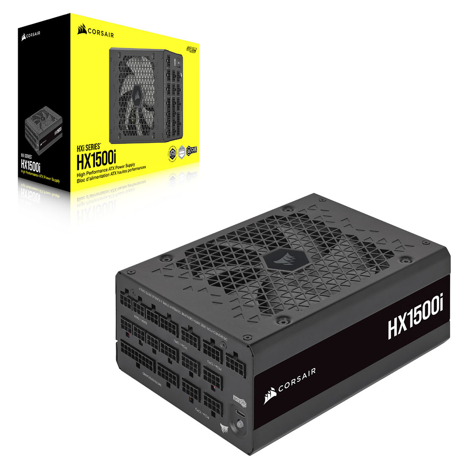 Corsair 80+ Platinum (ATX1500W) - Alimentation Corsair - 0