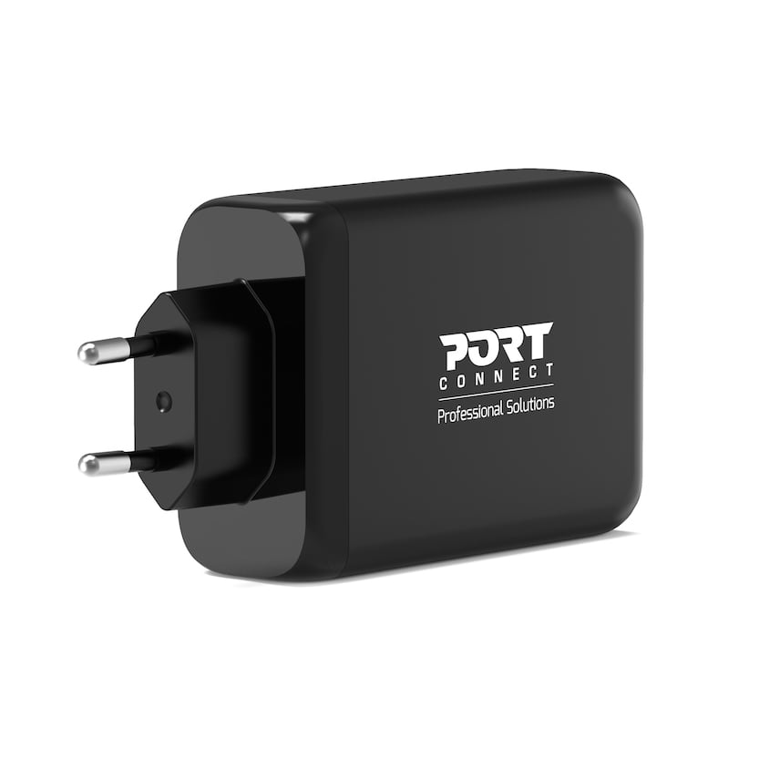 Port Chargeur mural GaN 130W 4 ports + Câble USB-C - 2m (902107EU) - Achat / Vente Chargeur sur Cybertek.fr - 3