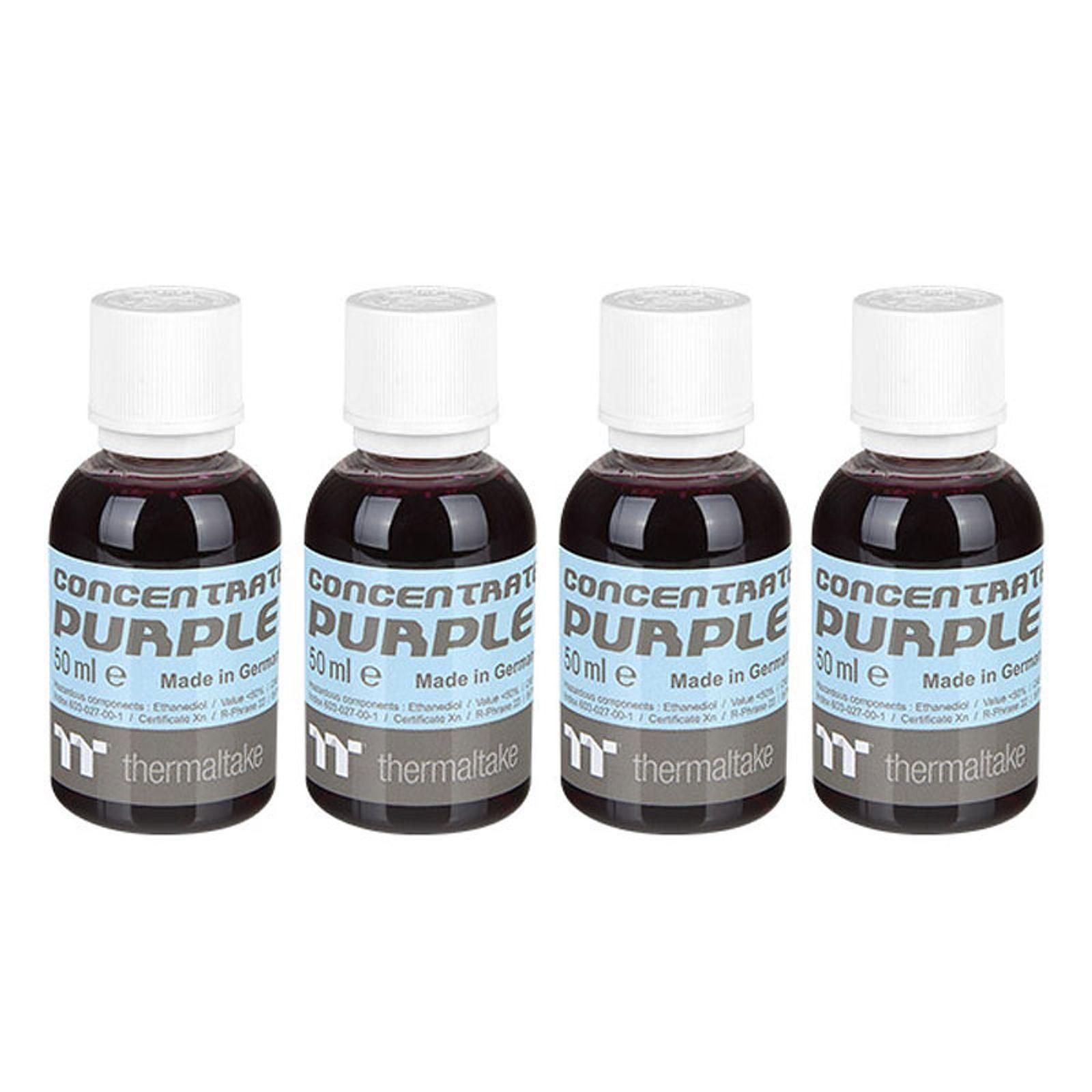 Thermaltake Liquide de refroidissement Tt Premium Concentrate Purple 4 x 50ml (CL-W163-OS00PL-A **) - Achat / Vente Accessoires watercooling sur Cybertek.fr - 0