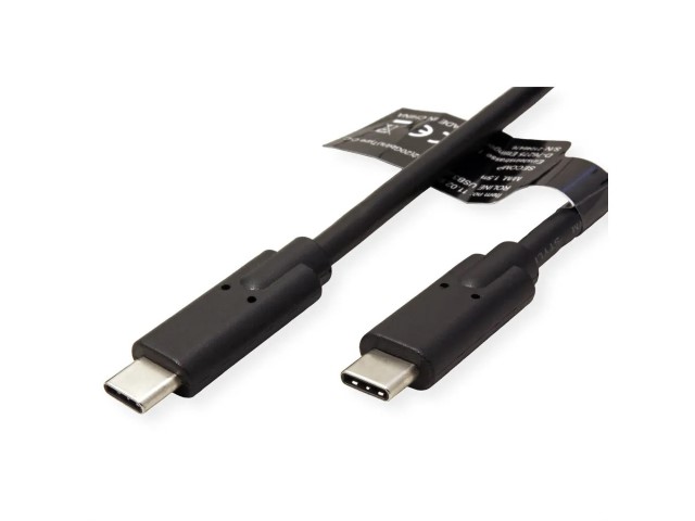 Câble USB-C 3.2 SuperSpeed mâle/mâle - 1m - Noir - Connectique PC - 1