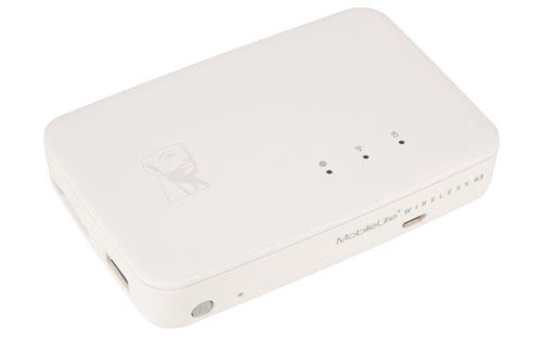 Stockage MobileLite Wireless G3 - WiFi/RJ45/USB/SD - Accessoire téléphonie Kingston - 0
