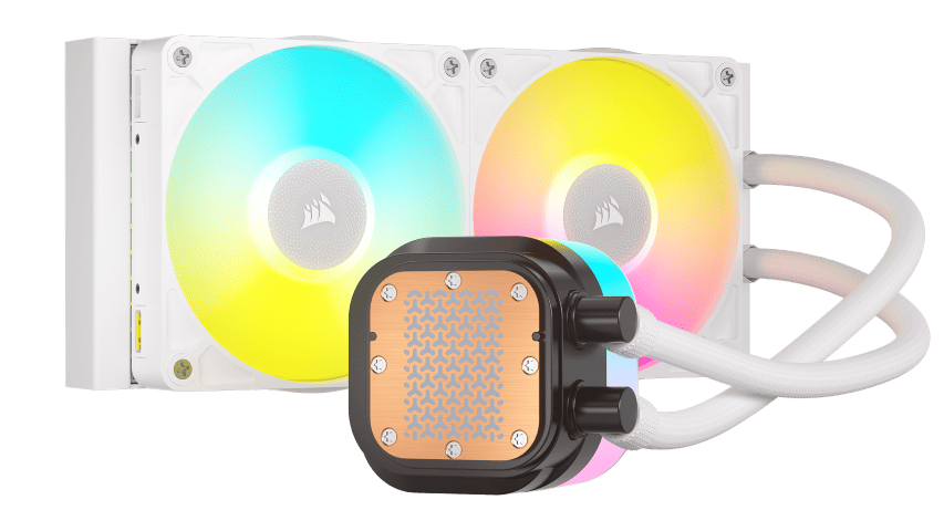 Corsair iCUE LINK TITAN - 240 RX LCD AIO/240mm - Blanc - Watercooling - 6