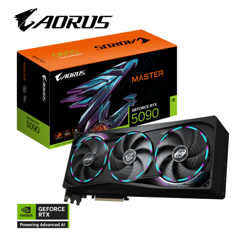Gigabyte AORUS GeForce RTX 5090 MASTER 32G - Carte graphique - 9