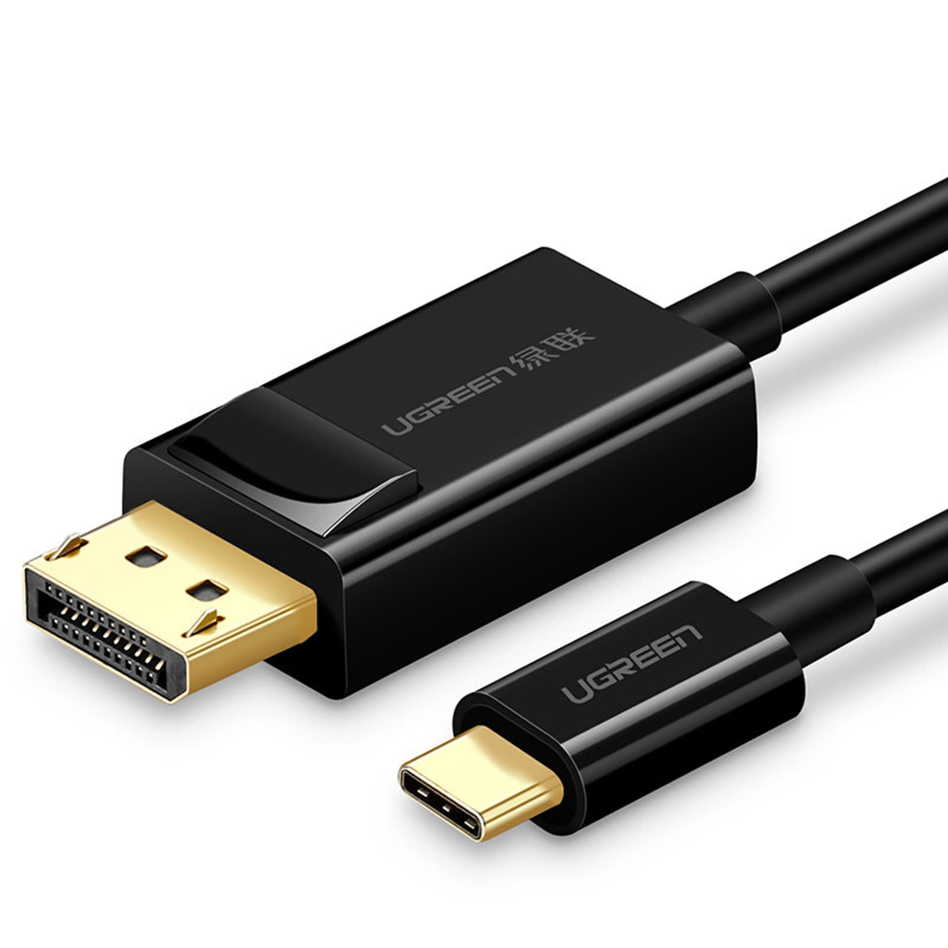 Câble USB-C vers DP/4K30Hz/1.5m/Noir - Connectique TV/Hifi/Video - 0