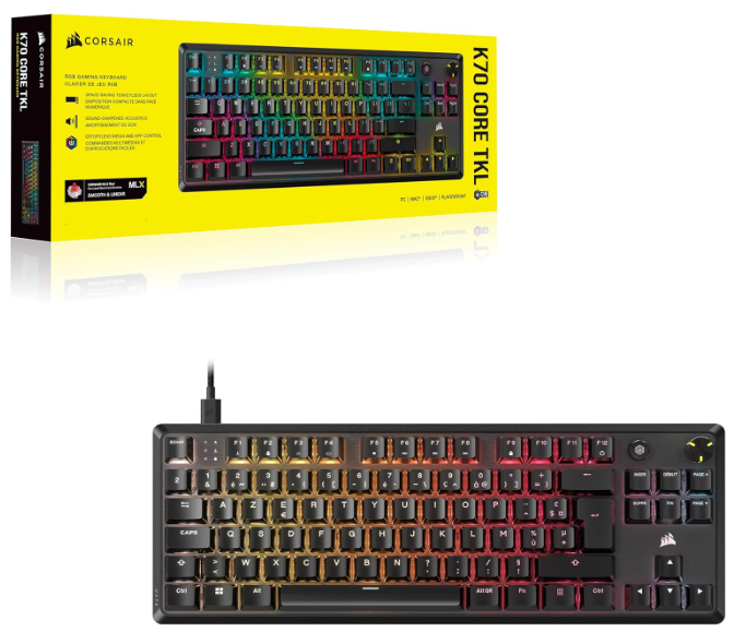 Corsair K70 Core TKL - Clavier PC Corsair - Cybertek.fr - 3