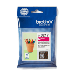 Cartouche LC3217M Magenta pour imprimante Jet d'encre Compatible Brother - 0
