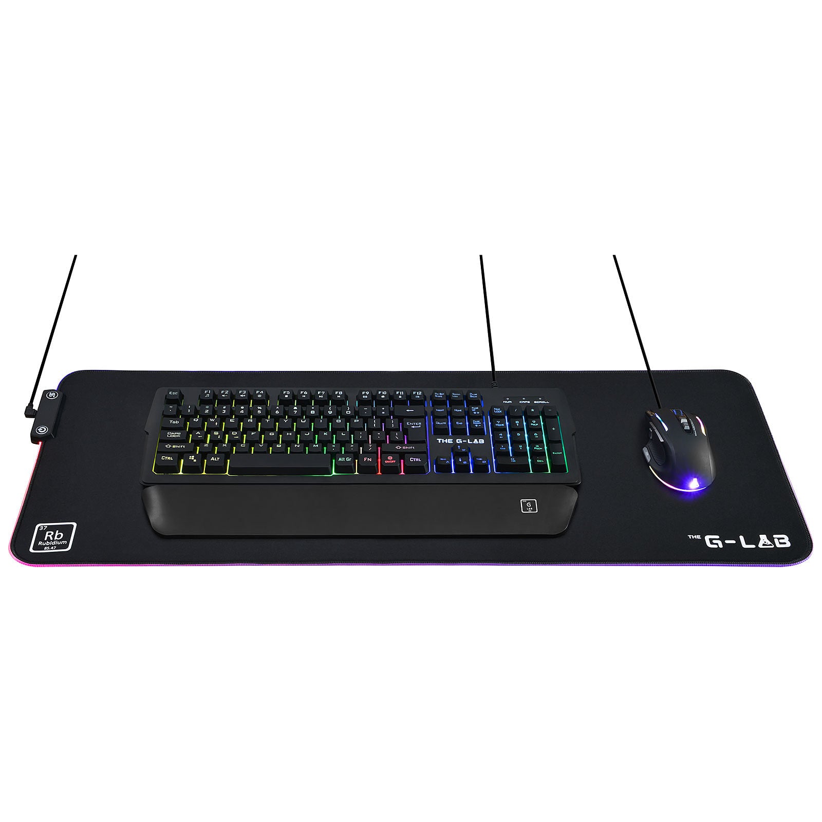 The G-LAB Pad Rubidium - XXL/RGB/Noir - Tapis de souris The G-LAB - 1