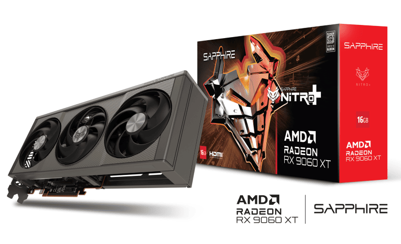 Sapphire Nitro+ Radeon RX 9060 XT GAMING OC 16GB - Carte graphique - 6