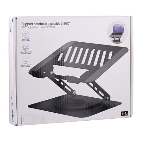 iClick Support notebook - Gris - Accessoire PC portable T'nB - 1