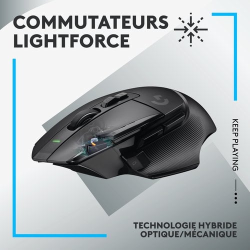 Logitech G502 X Lightspeed - Souris PC Logitech - Cybertek.fr - 8