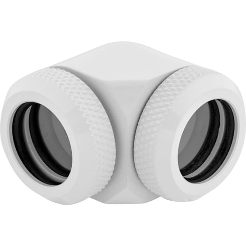 Corsair Fittings 90° Hydro X XF Hardline - 14mm Blanc (x2) (CX-9052020-WW) - Achat / Vente Accessoires watercooling sur Cybertek.fr - 1