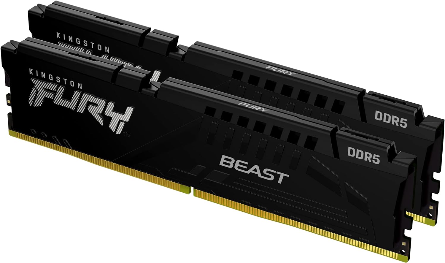 Kingston Fury Beast 32Go (2x16Go) DDR5 6000MHz CL 36 Noir - Mémoire PC Kingston sur Cybertek.fr - 0