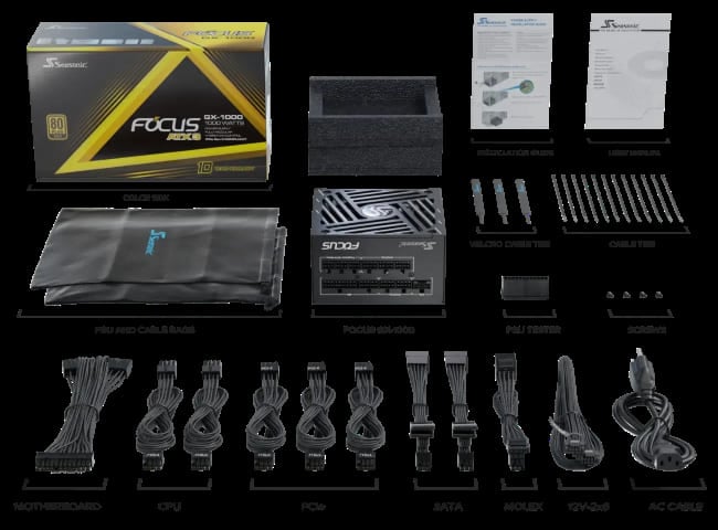 Seasonic FOCUS-GX-1000-V4 (1000W 80+ Gold) - Alimentation - 2