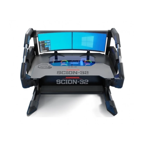 E-Blue Station de Gaming SCION 32 RGB (EGT546BKAA-IA) - Achat / Vente Bureau sur Cybertek.fr - 0