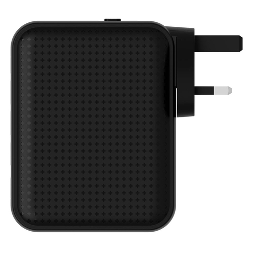 Targus Chargeur de voyage GaN 145W 3xUSB-C + USB-A - 4 ports  - Noir (HJ1001BKWWGL) - Achat / Vente Chargeur sur Cybertek.fr - 4
