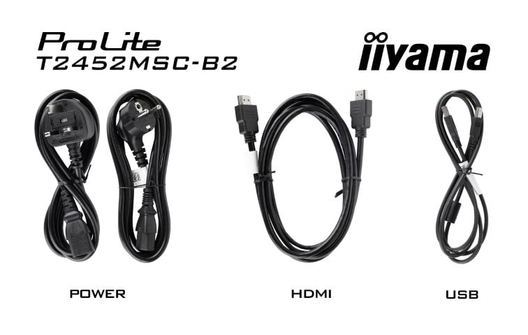 Iiyama 24 pouces  T2452MSC-B2 - Ecran PC Iiyama - Cybertek.fr - 1