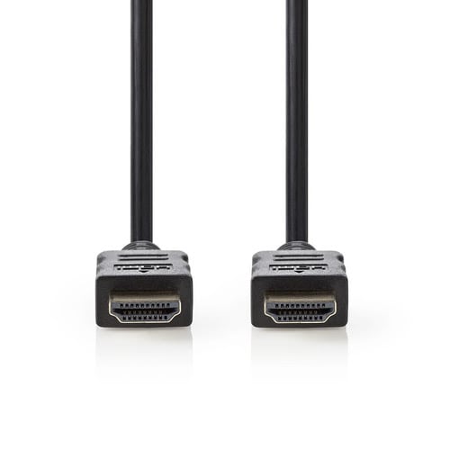Câble HDMI 1.4 Highspeed+Ethernet mâle/mâle - 2m - 1