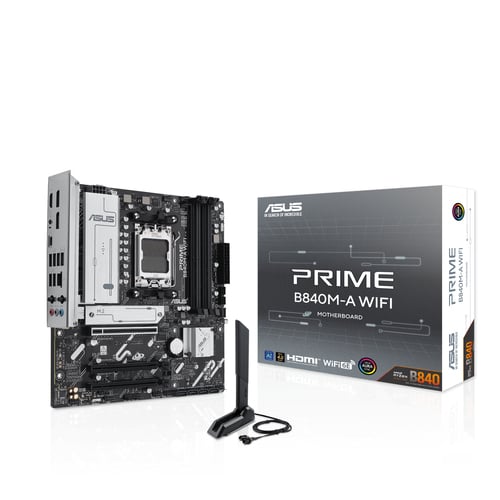 Asus PRIME B840M-A WIFI Micro-ATX  - Carte mère Asus - Cybertek.fr - 0