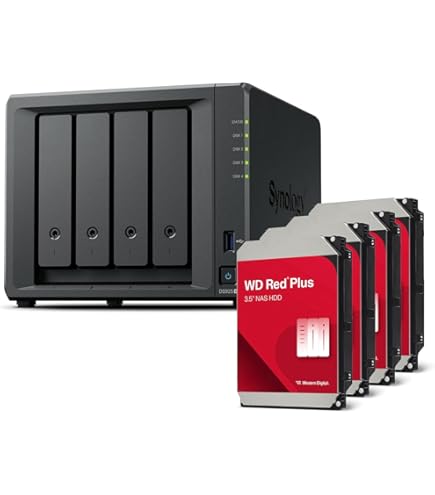 Synology DS925+ - 4 Baies avec 4 disques de 4To RED Plus - Serveur NAS - 0