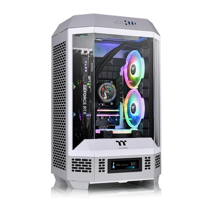 Thermaltake The TOWER 300 Limestone Gris Gris - Boîtier PC - 0