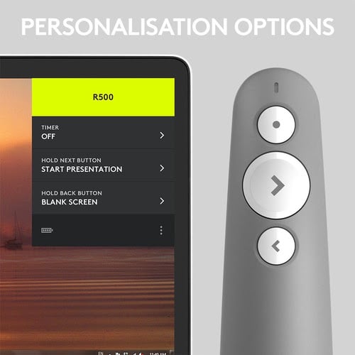 Logitech R500 Laser Presentation Remote Grey (910-006520) - Achat / Vente Vidéoconférence sur Cybertek.fr - 3