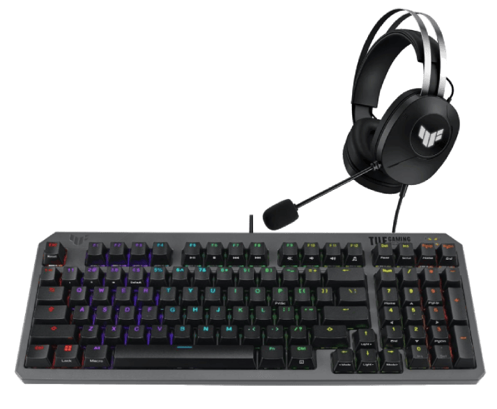 Asus TUF Gaming H1 Gen II + TUF K3 Gen II (90YH044B-BHUA00 + 90MP0390-BKFA00) - Achat / Vente Pack Peripheriques sur Cybertek.fr - 0