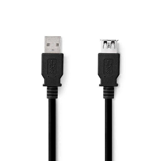 Câbe USB-A 3.2 mâle/femelle - 3m - Noir - Connectique PC - 2