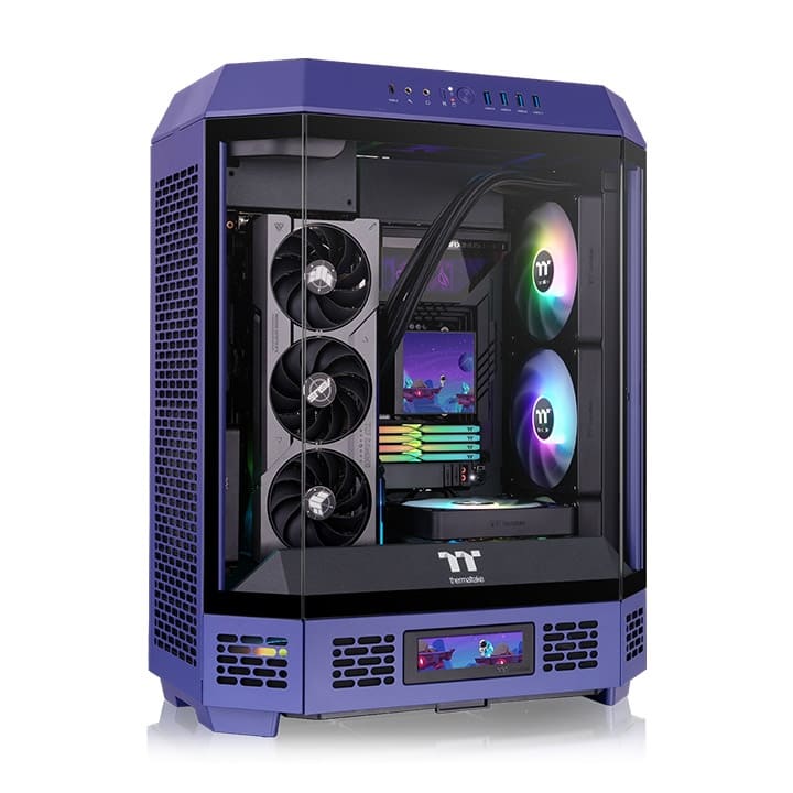 Thermaltake The TOWER 600 Future Dusk Violet Violet - Boîtier PC - 0