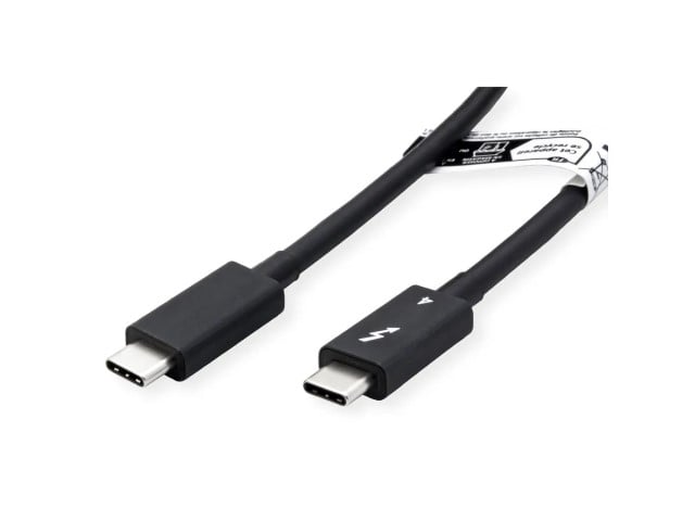 Câble Thunderbolt™ 4 USB-C mâle/mâle - 1m - Noir - Connectique PC - 1