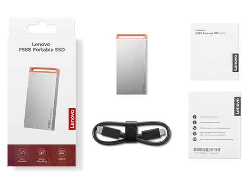 Lenovo PS6S 512Go Gris (GXB1T57736) - Achat / Vente Disque SSD externe sur Cybertek.fr - 6