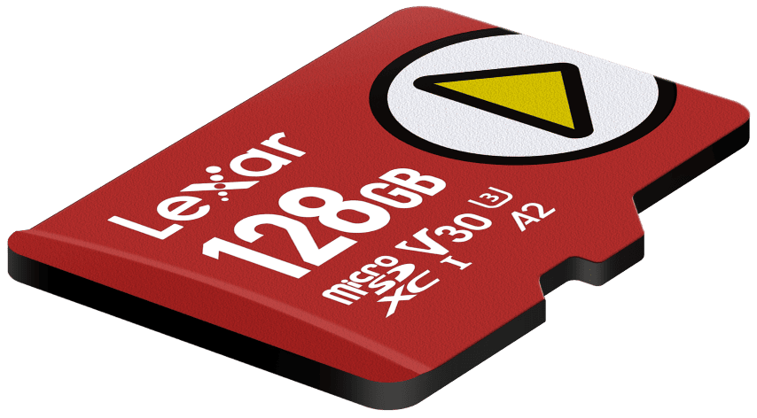 Lexar MicroSDXC 128G Class10 U3 V30 A2 - Carte mémoire Lexar - 1