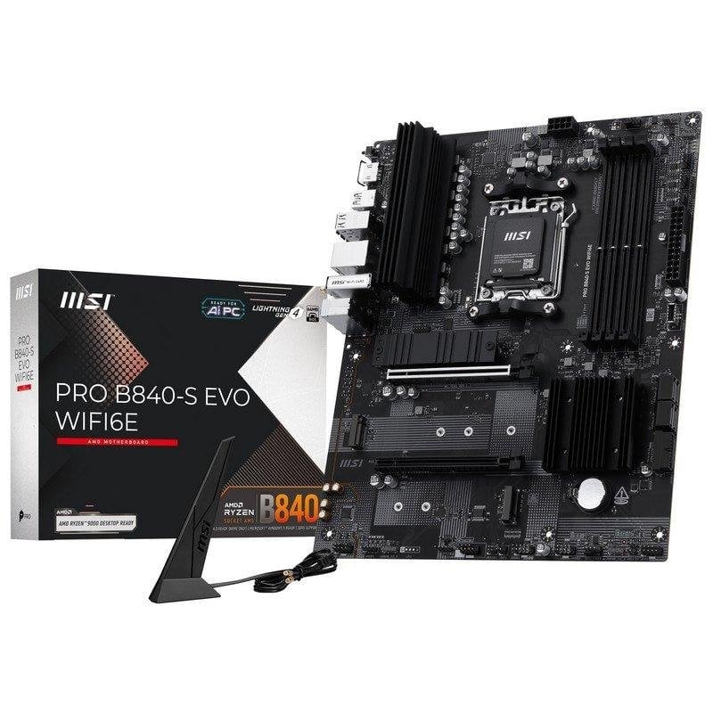 MSI PRO B840-S EVO WIFI6E ATX  - Carte mère MSI - Cybertek.fr - 0