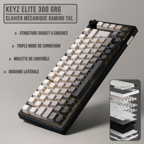 The G-LAB Keyz Elite 300 GRG 75% - Clavier PC The G-LAB - 3
