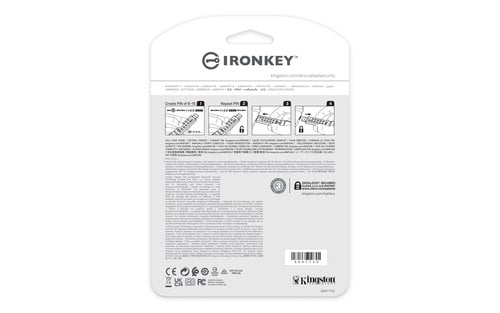 Kingston 64GB IRONKEY KEYPAD 200 AES-256 - Clé USB Kingston - 3
