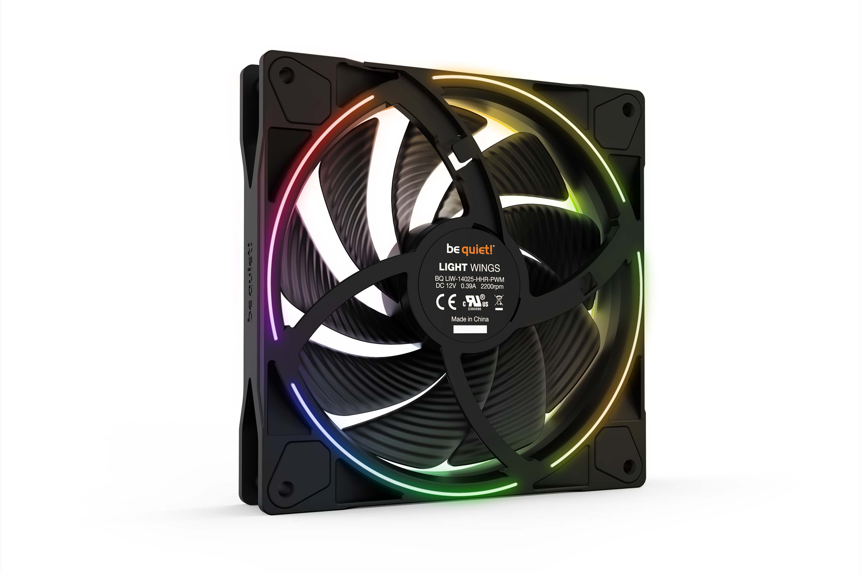 be quiet! Light Wings 140mm PWM ARGB High Speed Kit x3 BL079 - Ventilateur boîtier - 3