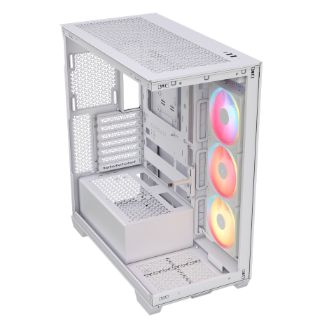 Corsair 3500X LX-R RGB ICUE LINK Blanc Blanc - Boîtier PC Corsair - 8