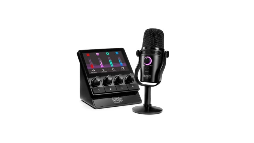 Hercules Audio Kit Stream 100+ USB Mic (4781068) - Achat / Vente Accessoire Streaming / Vlogging  sur Cybertek.fr - 0
