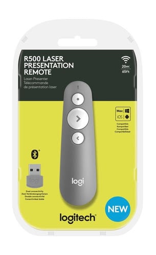 Logitech R500 Laser Presentation Remote Grey (910-006520) - Achat / Vente Vidéoconférence sur Cybertek.fr - 5