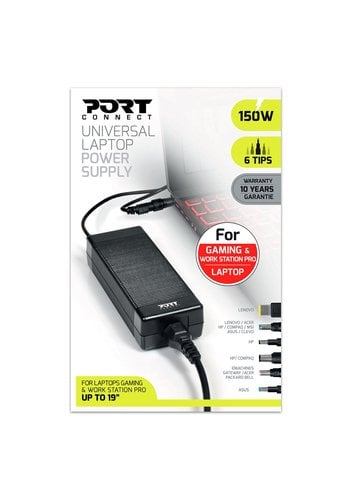 Port Alimentation secteur 150W universelle - 6 embouts (900103) - Achat / Vente Chargeur sur Cybertek.fr - 2