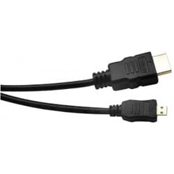 Câble HDMI/m-HDMI Highspeed+Ethernet mâle/mâle-1m - 0