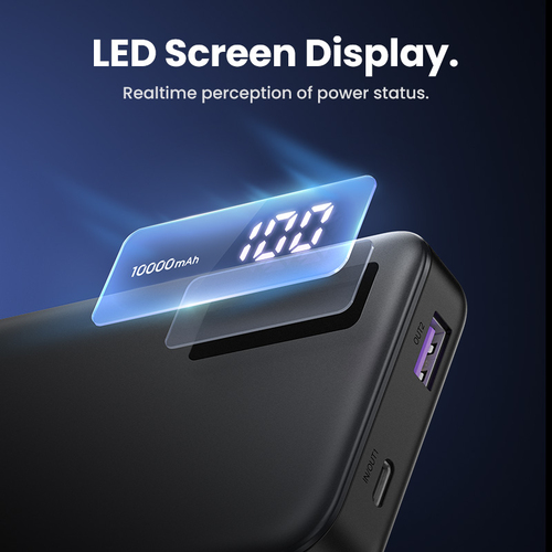 UGREEN USB-C + USB-A - 2 ports - 10000mAh - 20W - Noir (PB311) - Achat / Vente Batterie Externe  sur Cybertek.fr - 6